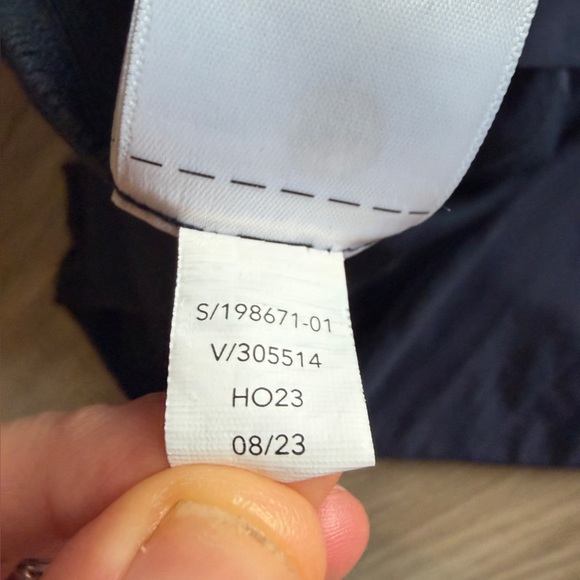 Athleta Brooklyn Mid Rise Ankle Pant Navy Blue size 2 - Picture 7 of 8